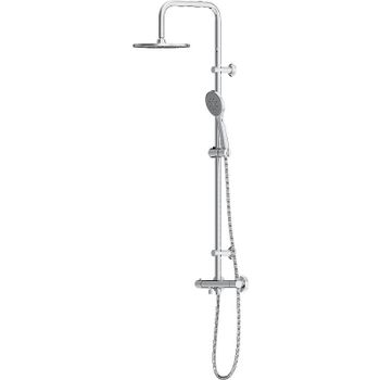 Душевая система Dorff Futura D0710500 с термостатом Хром — фото 1, Душевые стойки