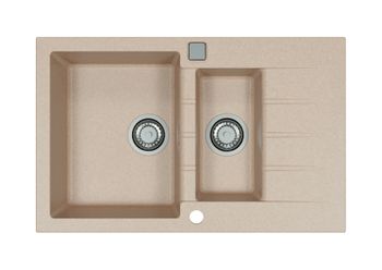 Мойка для кухни ALVEUS GRANITAL CADIT 70 TERRA - G22 790 X 500 в компл с 1132822, — фото 1, Кухонные мойки