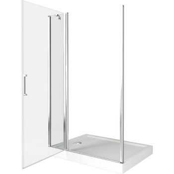 Душевая дверь Good Door Pandora WTW-110-C-CH 110 профиль Хром стекло прозрачное — фото 4, Душевые двери в нишу