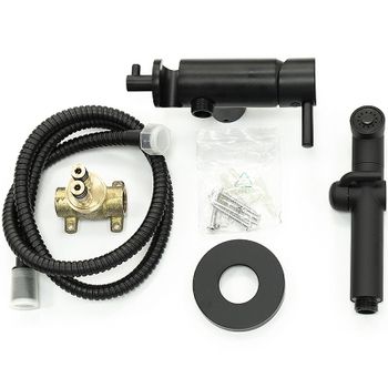 Гигиенический душ со смесителем Lemark Solo LM7166BL Черный — фото 5, Гигиенические души