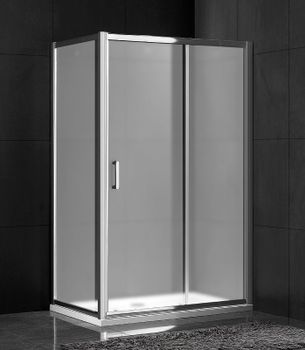 Душевая стенка Gemy 70 A70M профиль Хром стекло матовое — фото 3, Боковые стенки