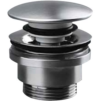 Донный клапан CeramaLux RD036 click-clack Хром — фото 1, Донные клапаны