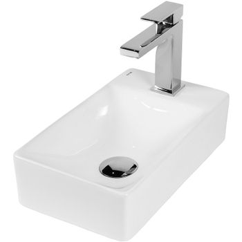 Раковина Bond 38 R S12-380R Белая глянцевая — фото 8, Мини-раковины