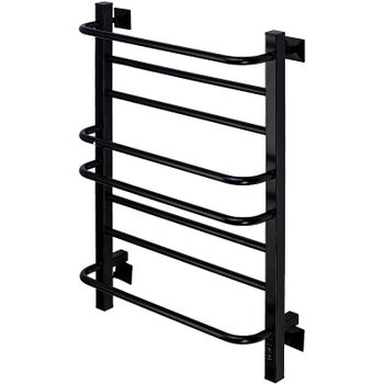 Электрический полотенцесушитель Comfysan Puro-K EC-8 80x50 013233 Черный матовый — фото 1, Электрические полотенцесушители