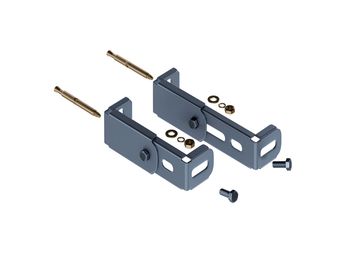 Комплект крепления для инсталляций к стене 130-180 мм Aquatek KKI-0000016 — фото 1, Комплектующие для туалета