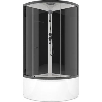 Душевая кабина Melodia della vita Jive BLack 90x90 MB02010 без гидромассажа — фото 1, Душевые кабины