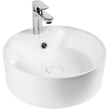 Раковина Bond 41 S03-410 Белая глянцевая — фото 1, Раковины накладные