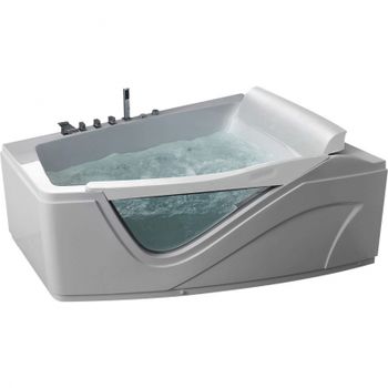 Акриловая ванна Gemy G9056BR 170х130 с гидромассажем — фото 1, Акриловые ванны