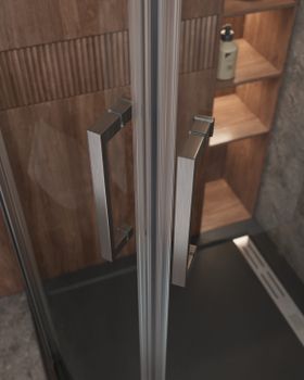 Душевой уголок CEZARES MOLVENO-R-2-90-C-GM-IV — фото 3, Душевые уголки