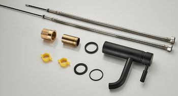 Смеситель для раковины ALMAes Sona TVZ-0905 Черный матовый — фото 3, Смесители для раковины