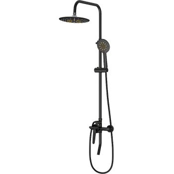 Душевая система Laguraty 17057 Черный — фото 1, Душевые стойки