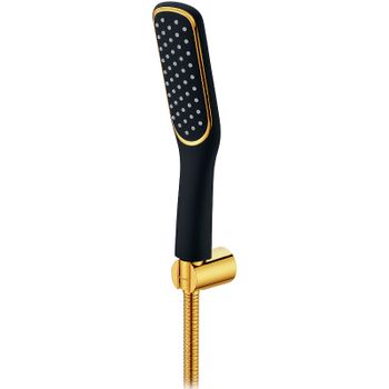 Смеситель для ванны Lemark Swan LM5402BG Черный матовый Золото — фото 3, Смеситель для ванны