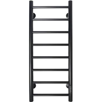 Электрический полотенцесушитель Comfysan Аврора EC-8 80x30 016210 Черный матовый — фото 3, Электрические полотенцесушители