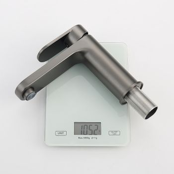 Смеситель для раковины Raglo R50.10.09 Графит матовый — фото 5, Смесители для раковины