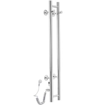 Электрический полотенцесушитель Domoterm Танго DMT 109-V2 14x92 EK L Хром — фото 3, Электрические полотенцесушители