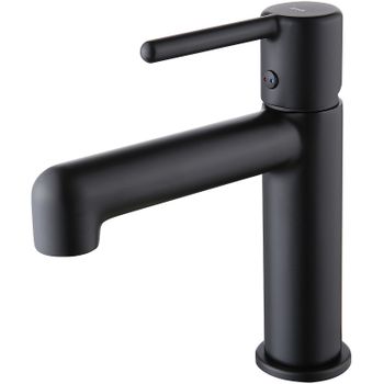 Смеситель для раковины Iddis Aiger AIGBL00i01 Черный матовый — фото 1, Смесители для раковины