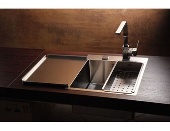 Крышка-поддон TRITOP на чашу 340 mm, нерж. сталь, — фото 1, Аксессуары для кухни