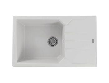 Мойка для кухни для кухни ALVEUS GRANITAL RECORD 40 G11 ARCTIC в комплекте с сифоном 1130548 — фото 1, Кухонные мойки