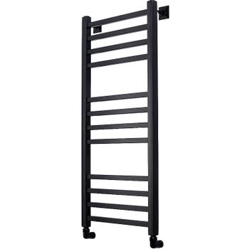 Водяной полотенцесушитель Comfysan Pioli-K W-10 100x40 014407 Черный матовый — фото 1, Водяные полотенцесушители