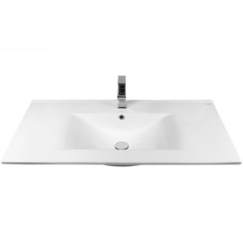 Раковина Bond 100 S05-1000 Белая глянцевая — фото 8, Раковины встраиваемые сверху