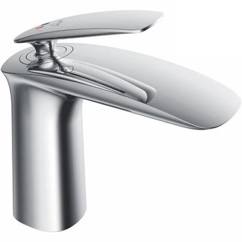 Смеситель для раковины Rose R11 R1101 Хром — фото 1, Смесители для раковины