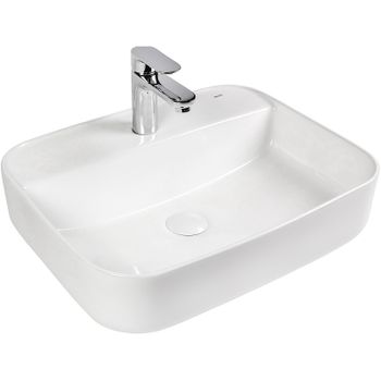 Раковина Bond 50 S13-500 Белая глянцевая — фото 1, Раковины накладные