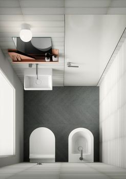 Раковина GSI Norm 35 8650111 Белая — фото 2, Мини-раковины