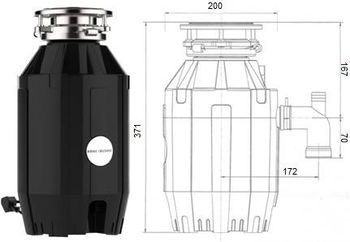 Измельчитель пищевых отходов бытовой BoneCrusher 910 — фото 1, Измельчители пищевых отходов