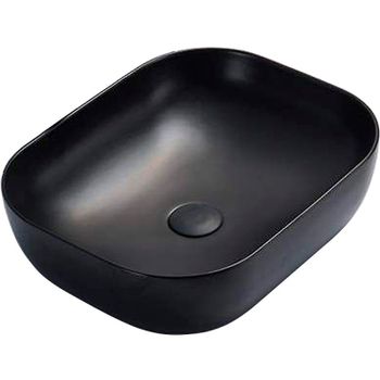 Раковина-чаша CeramaLux 50 78104-1MB Черная матовая — фото 1, Раковины накладные