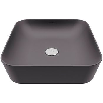 Раковина-чаша Creavit Ultra 40 UL040-00AM00E-0000 Антрацит — фото 1, Раковины накладные