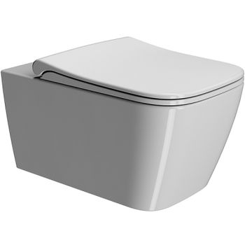 Унитаз GSI Nubes 961511 подвесной без сиденья — фото 1, Подвесные унитазы