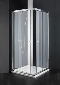Душевой уголок CEZARES ANIMA-W-A-2-90-P-Cr — фото 1, Квадратные душевые уголки