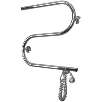 Электрический полотенцесушитель Domoterm S-образный DMT 112 42x50 EK R Хром — фото 4, Электрические полотенцесушители