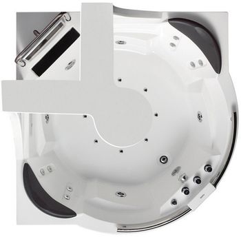 Акриловая ванна Gemy G9070 K 170х170 с гидромассажем — фото 1, Акриловые ванны