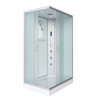 Душевая кабина Niagara Classic NG-43295-14QF (120х90х215) низкий поддон(13см),стекло матовое,3 места — фото 1, Душевые кабины