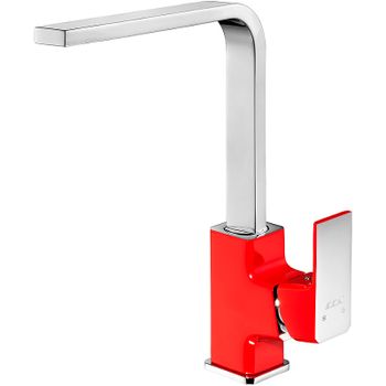 Смеситель для кухни E.C.A. Tiera 103318123EX Красный Хром — фото 1, Смесители для кухни