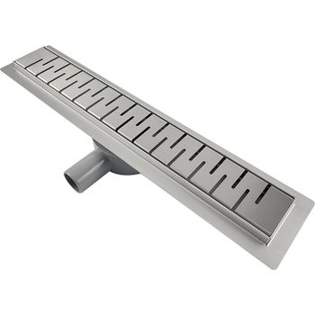 Душевой лоток Raglo 80 R651.80.05 с решеткой Сатин — фото 1, Душевые лотки