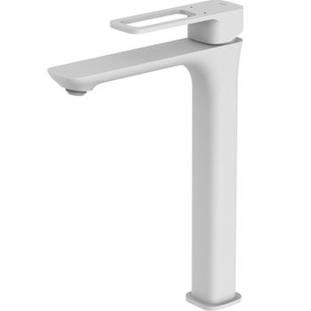 Смеситель для раковины Iddis Slide SLIWT01i01 Белый матовый — фото 1, Смесители для раковины