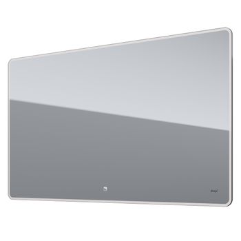 Зеркало POINT, 120x70 см, сенсорный выключатель, LED-подсветка — фото 1, Зеркала в ванную комнату