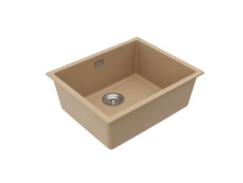 Мойка для кухни ALVEUS OMNI 30 GRANITAL BEIGE-G55 550x450x198 с сифоном 1145083 — фото 2, Кухонные мойки