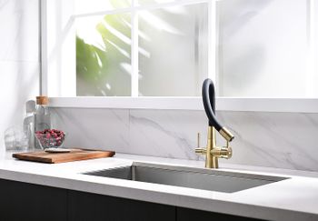 Смеситель для кухни Lemark Comfort LM3075B Бронза Черный — фото 3, Смесители для кухни