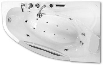 Акриловая ванна Gemy 161х96 G9046 K R с гидромассажем — фото 5, Акриловые ванны