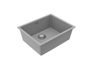Мойка для кухни ALVEUS OMNI 30 GRANITAL CONCRETE-G81 550x450x198 с сифоном 1145083 — фото 2, Кухонные мойки