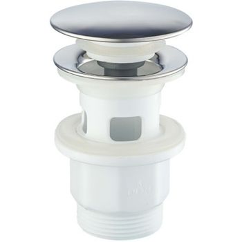 Донный клапан Haiba HB65-4 click-clack Хром — фото 1, Донные клапаны