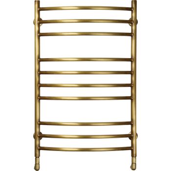 Водяной полотенцесушитель Domoterm Калипсо П10 500*800 Античная бронза — фото 1, Водяные полотенцесушители