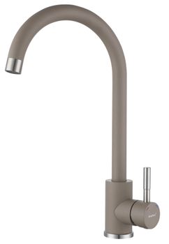 GRANFEST QUARZ Смеситель для кухни U-обр. D-35мм песочный арт. GF- — фото 1, Смесители для кухни