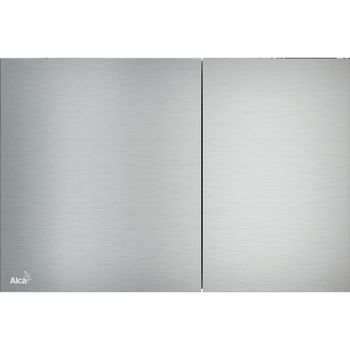 Клавиша смыва Alcaplast Flat Alunox AIR Матовый металл — фото 1, Кнопки смыва