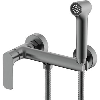 Гигиенический душ со смесителем Raglo R03.51.09 Графит матовый — фото 1, Гигиенические души