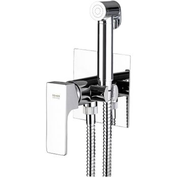 Гигиенический душ со смесителем Remer Absolute AU65W Хром — фото 1, Гигиенические души