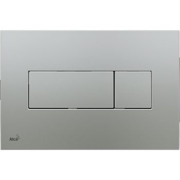 Клавиша смыва Alcaplast Basic M372 Матовый хром — фото 1, Кнопки смыва